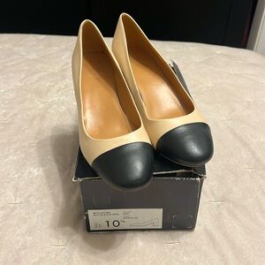 J Crew block heel pump